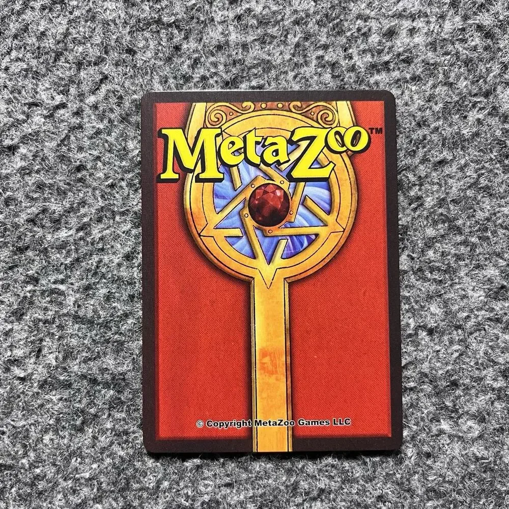 Metazoo Playtester Sabertooth Tiger UFO 1st Edition Silver Border Non Holo